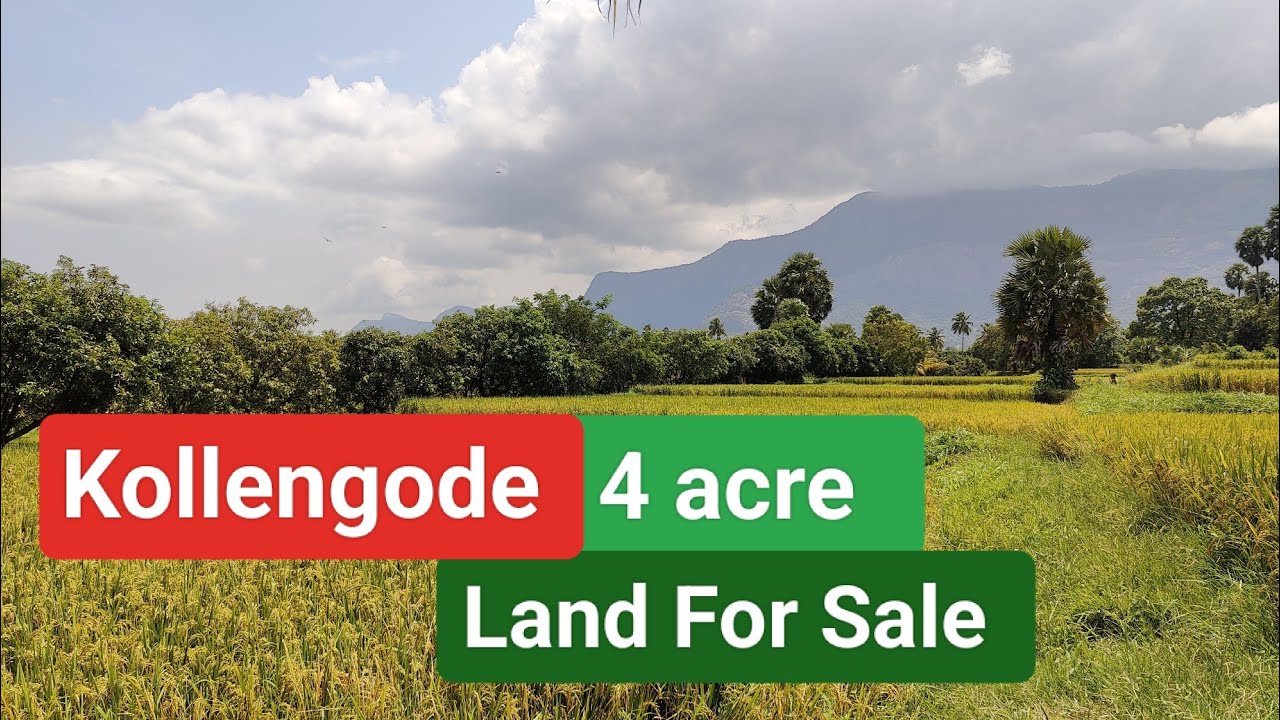Kollengode Land For Sale, 4 Acre, Whatsapp 9388890009