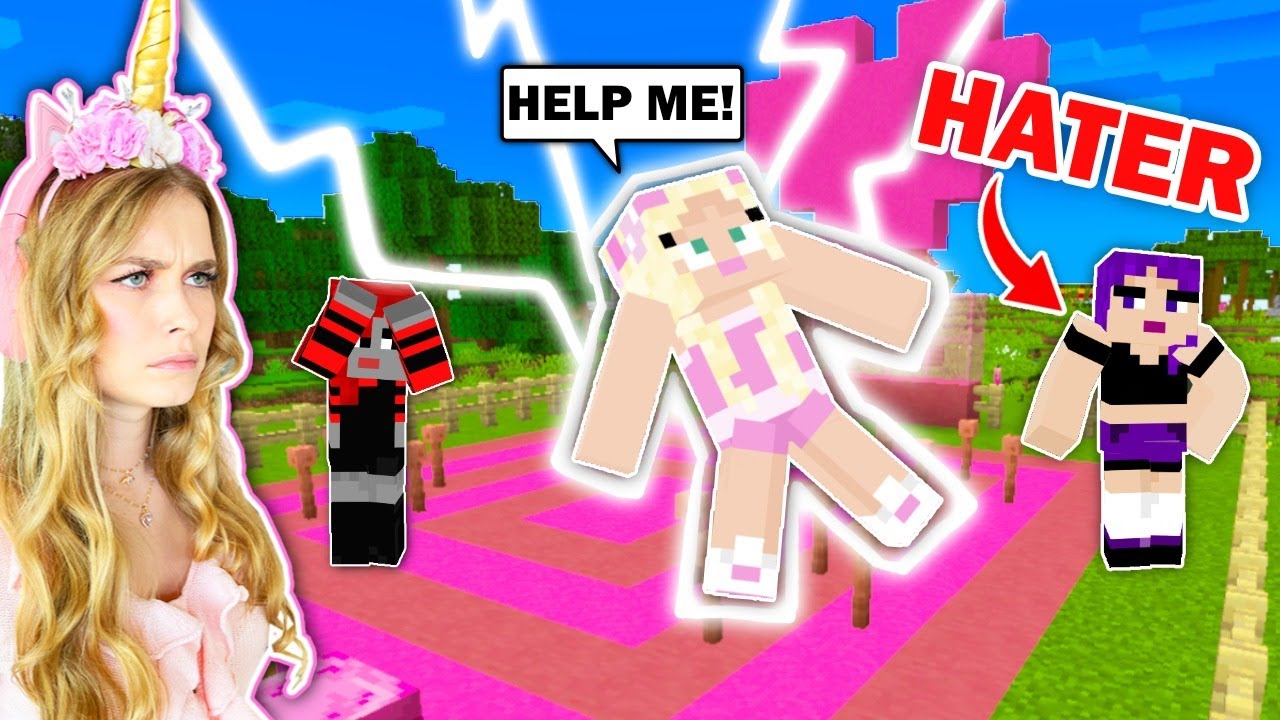 Our HATER Risked Our LIVES In This SCARY GAME In Minecraft!