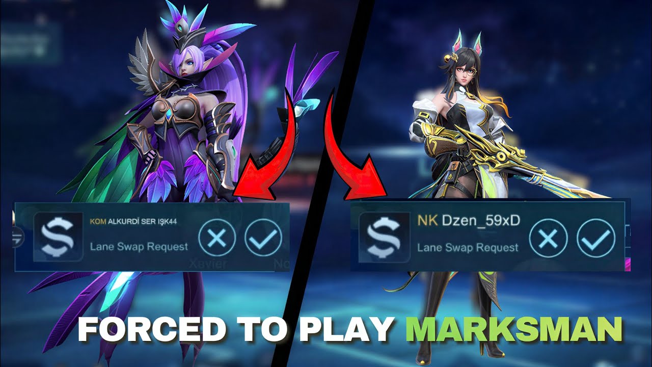 I was FORCED To Play Marksman TWICE In A Row With 0 Experience…