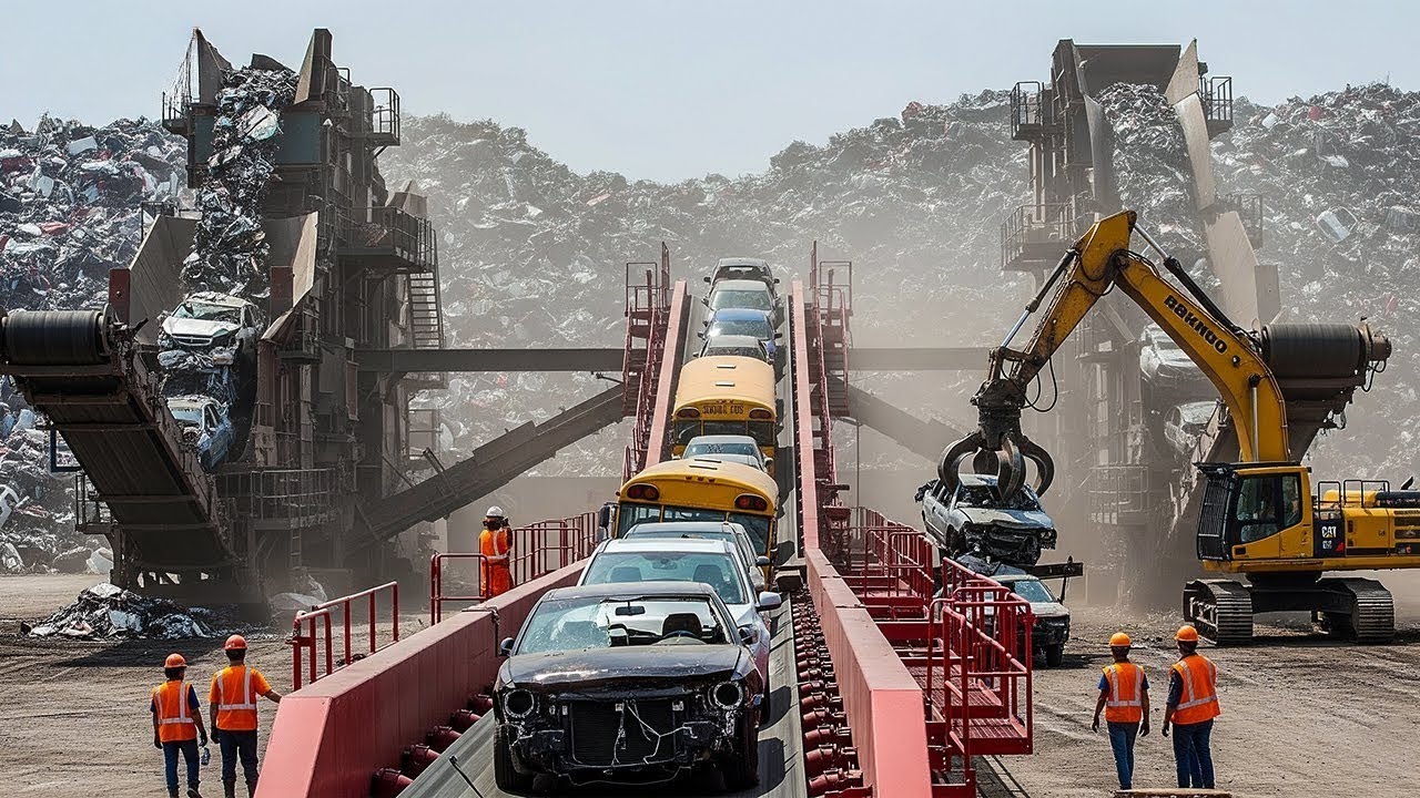 30 Most Insane Shredding & Crushing Machines That Obliterate Everything | Scrap Processing #1
