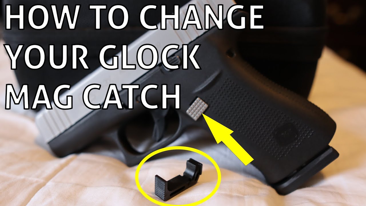 Как заменить кнопку фиксации магазина на пистолете Glock на улучшенную защелку магазина Shield Ar...