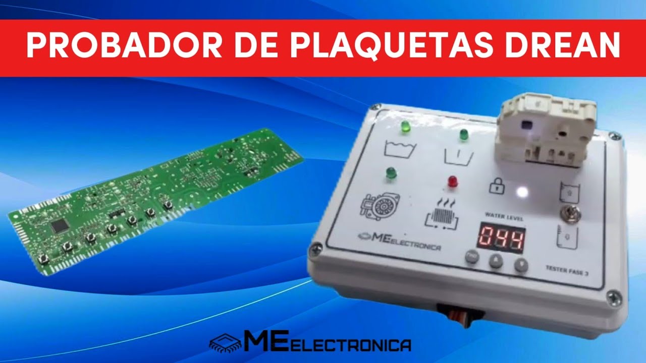 📟 Tester probador plaqueta lavarropas Drean ¿Cómo los fabrico?