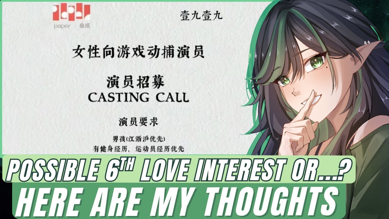 CASTING CALL FOR... NEW 6TH LOVE INTEREST... OR...  | Love and Deepspace