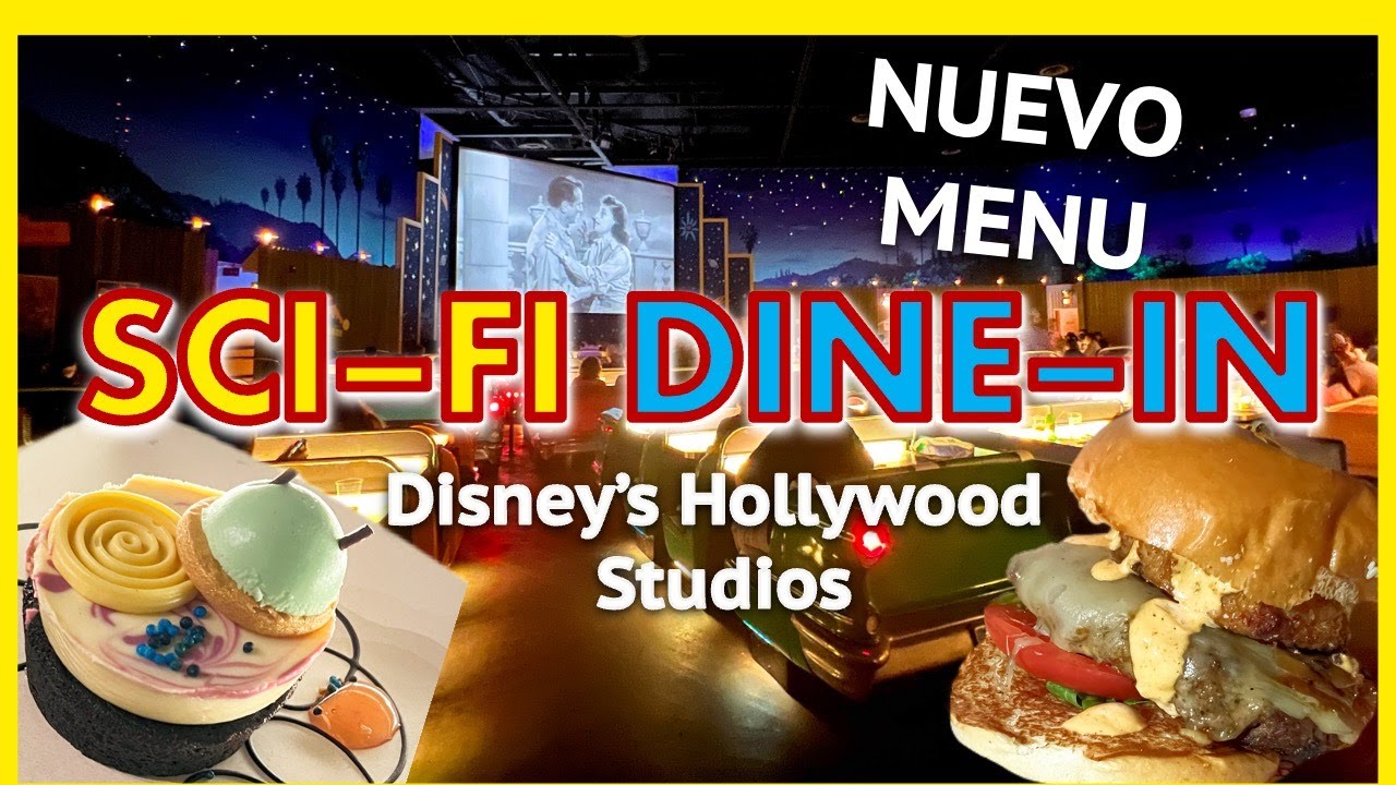 Almorzamos en el autocine de Disney’s Hollywood Studios | Sci-Fi Dine-In tiene un nuevo menú