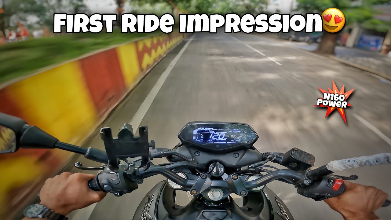 Bajaj Pulsar N160 Ride Review | New Pulsar n160 Performance test | USD Forks| First Ride impression