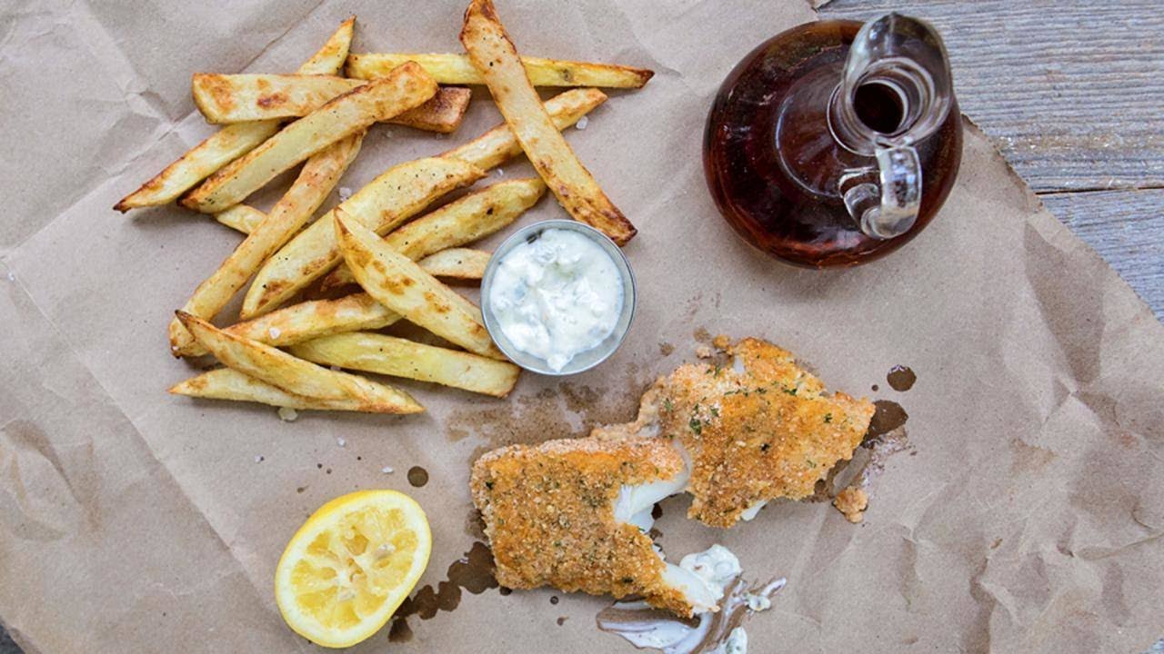 How To Make Sheet Pan Fish and Chips