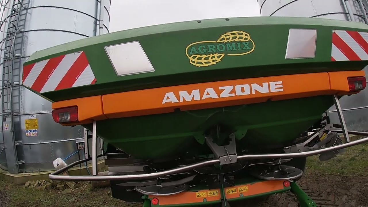 Rozsiewacz Amazone ZA-V 2700 Profi tronic krótka prezentacja maszyny