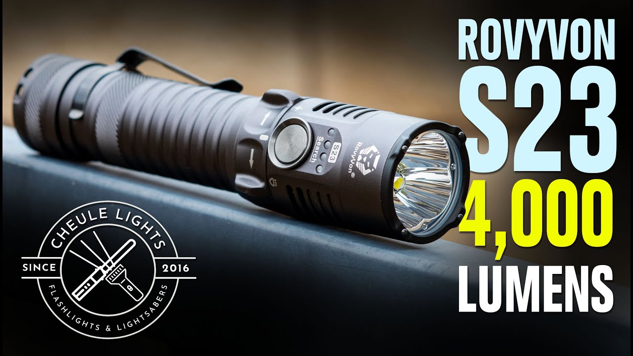 RovyVon S23 Handheld Search Light Full Review