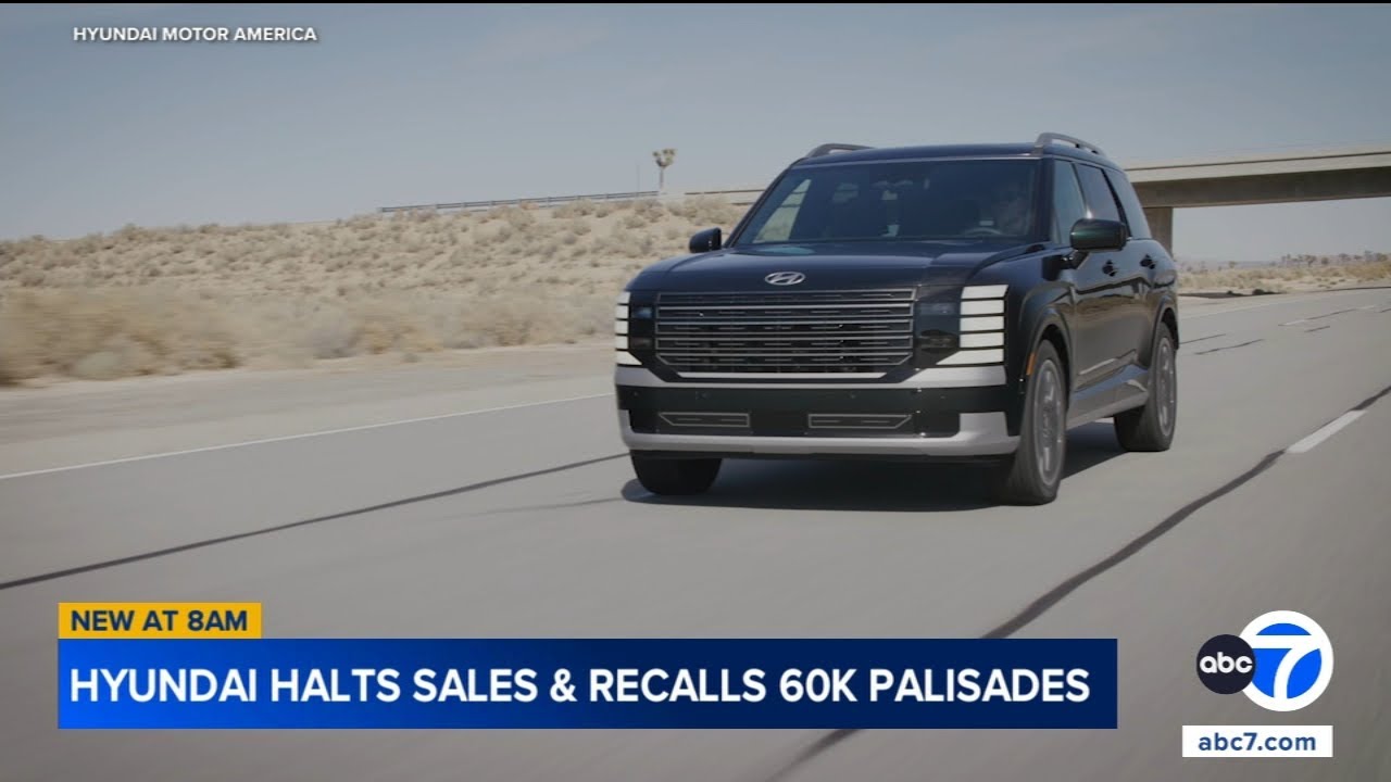 Компания Hyundai приостанавливает продажи некоторых моделей внедорожника Palisade и отзывает 60 0...