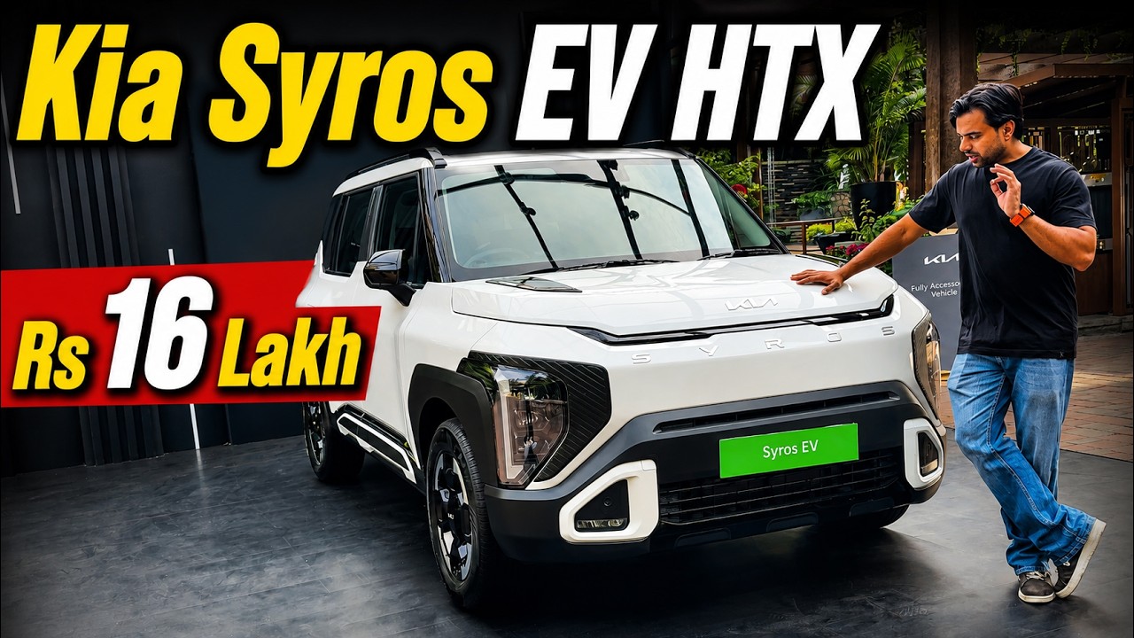Kia Syros EV HTX Walkaround - All Features Explained! | JournoAnkit
