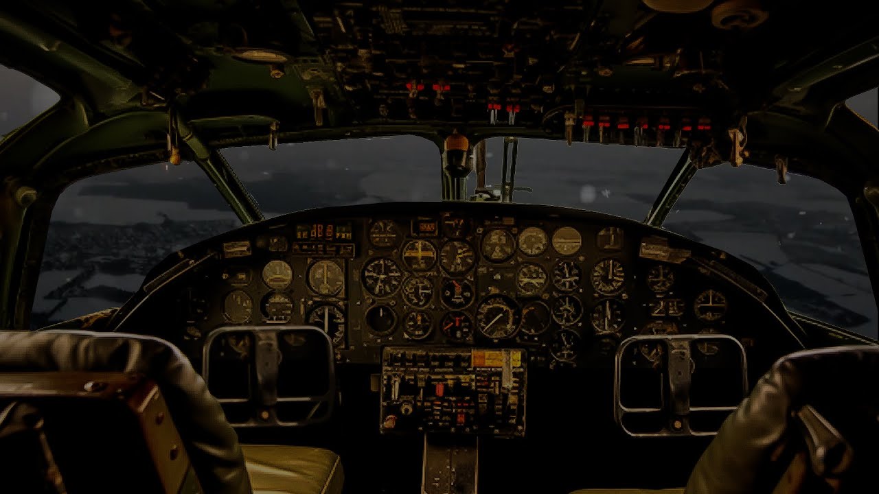 ✈ 💣 Sound of B-17 FLying Fortress Bomber • Relax, Study, SLeep | 10 HOURS 💣✈