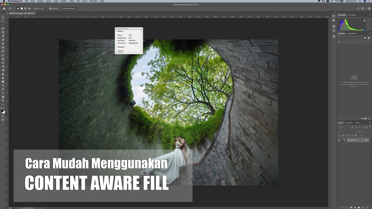 Cara Mudah Content Aware Fill #Fajarin