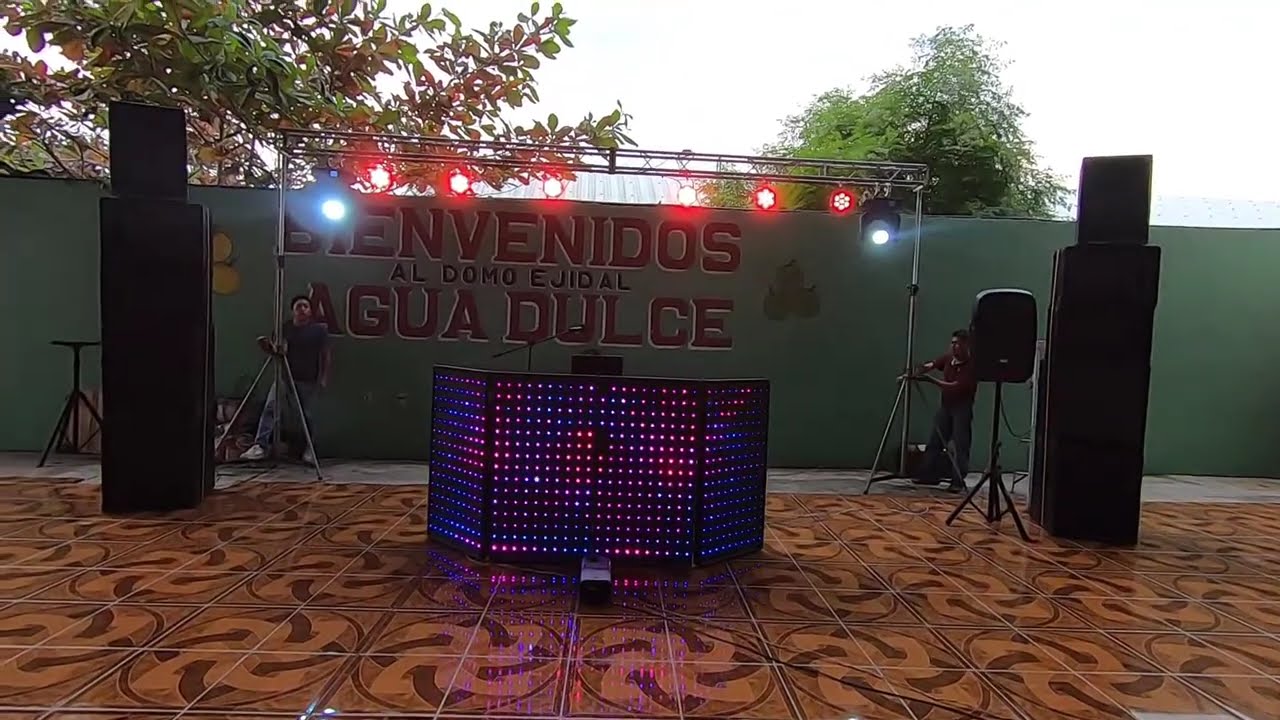 así quedo el montaje de sonido ángel dj en Aguadulce Veracruz