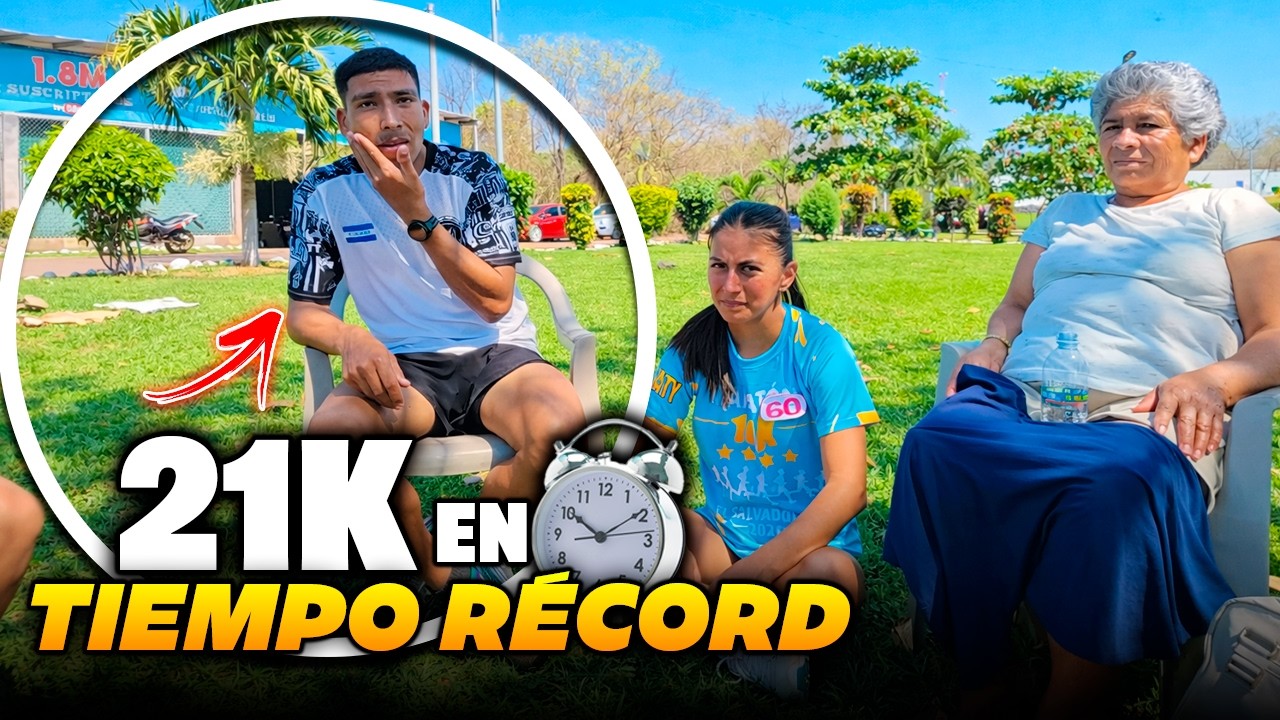 ¡INCREÍBLE! Mira el TIEMPO de este atleta Corriendo 21K