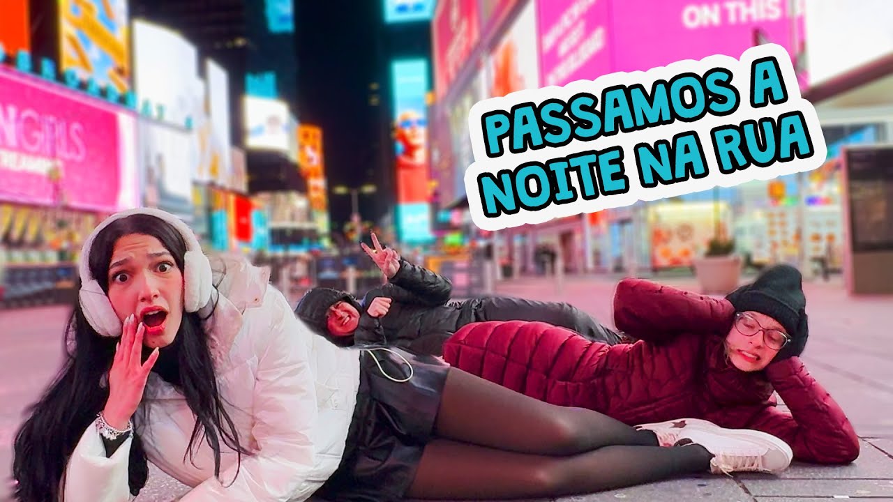 PASSAMOS A NOITE NA TIMES SQUARE EM NOVA YORK E NEVOU !! | Luluca