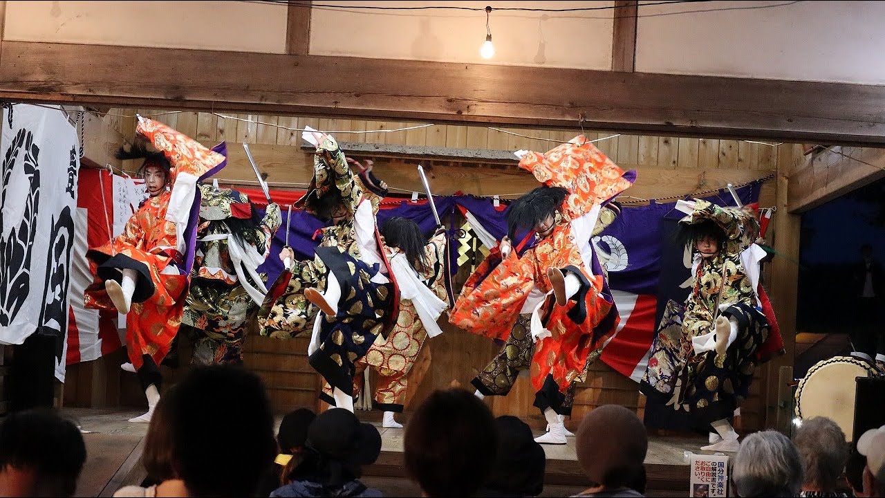 2022賀来の市奉納神楽　国分神楽社『貴見城』