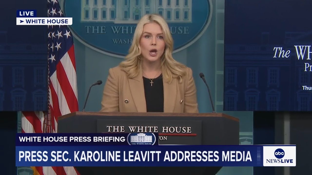 LIVE: White House press briefing