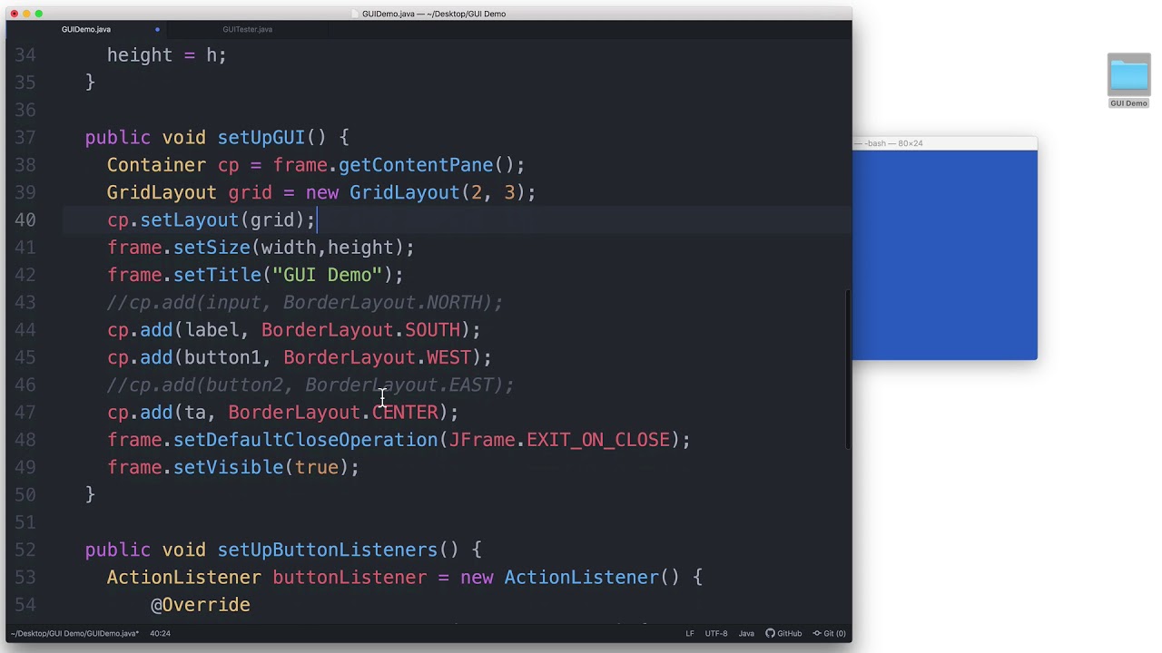 Part 12 - How to Use Java GridLayout | Java GUI Tutorial