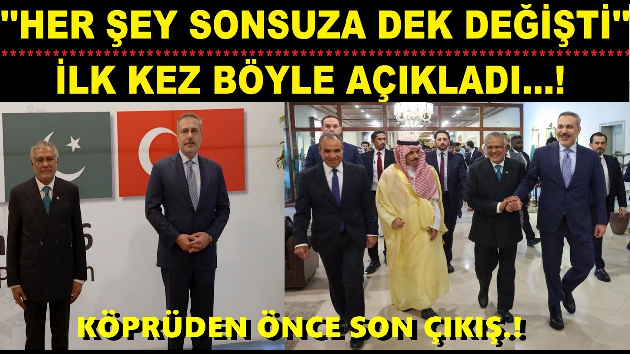 İLK KEZ A&Ccedil;IKLADI...! ''HER ŞEY SONSUZA DEK DEĞİŞTİ''