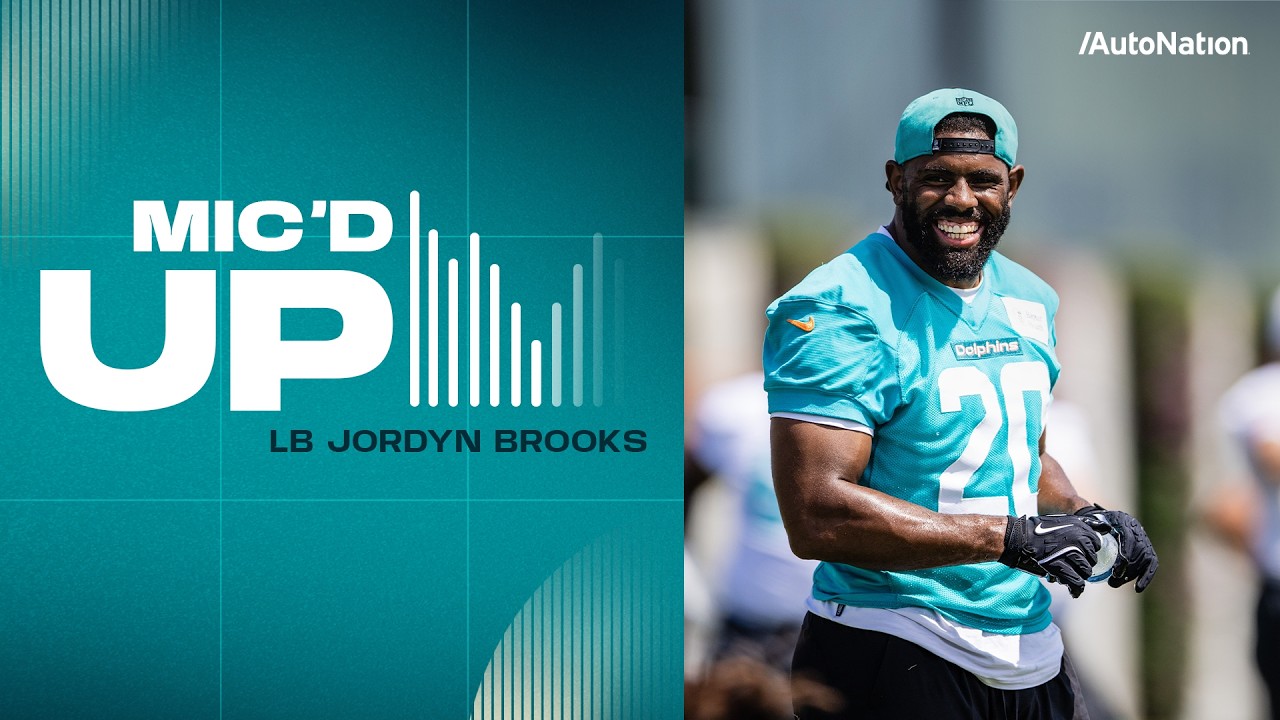 Jordyn Brooks mic'd up during OTAs | Miami Dolphins