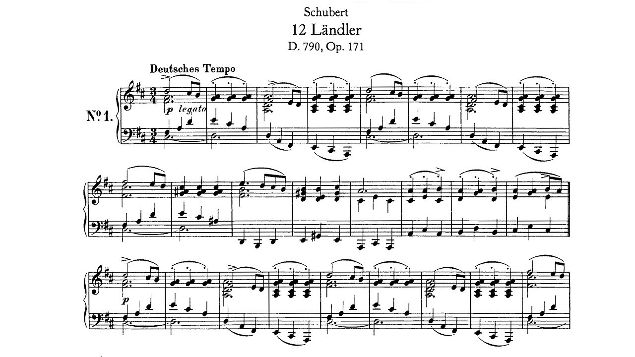 Schubert: Twelve German Dances Op. 171 (D 790) - Jacques Abram, 1964 - MHS OR S-130