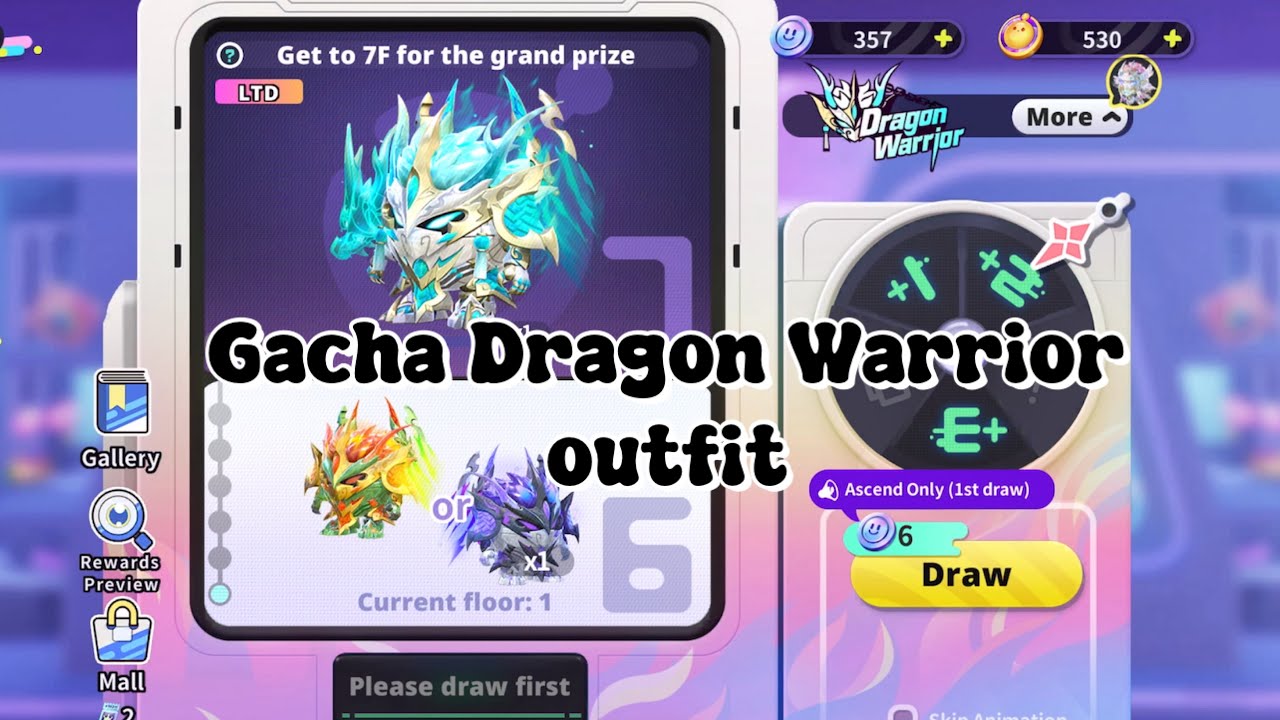 Gacha Dragon Warrior outfit - Eggy Party
