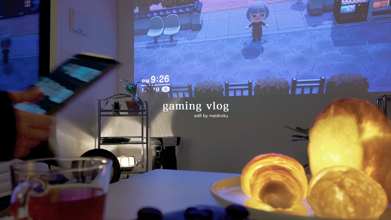 Game vlog | 夜な夜なあつ森地図作り🕰️ | 在宅編集者の日常とホームカフェ記録☕️🍁