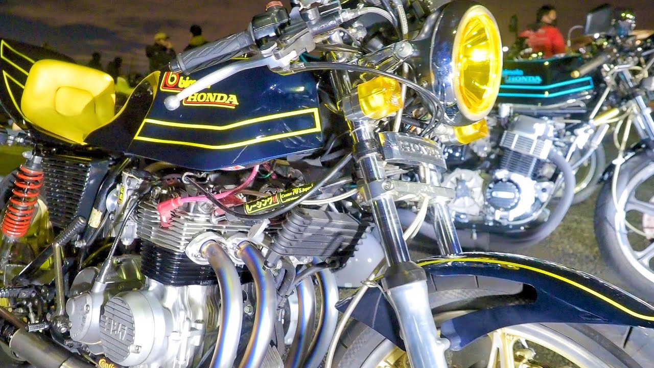 『神回』Z1 bimota CB400F bimota CB750 bimotaが夢の共演❗ 最高のstyleとマフラー音に感動‼️ 鬼速仕様 日本最大級の旧車ミーティング NOD絶版二輪ミーティング
