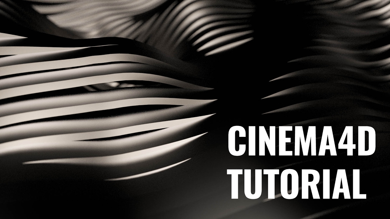 CINEMA4D TUTORIAL - WAVY BEND SURFACE