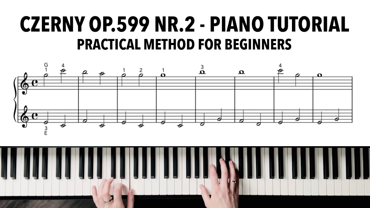 Czerny op.599 nr.2 Piano Tutorial | Practical Method for Beginners