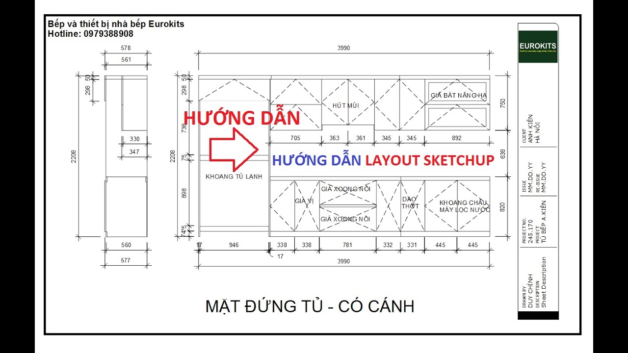 HƯỚNG DẪN SỬ DỤNG LAYOUT SKETCHUP - ĐƠN GIẢN - NHANH GỌN