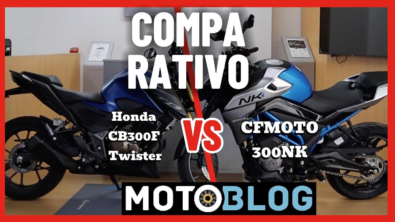 Comparativo: Honda CB300F Twister Vs. CFMOTO 300NK cara a cara - Motoblog.com