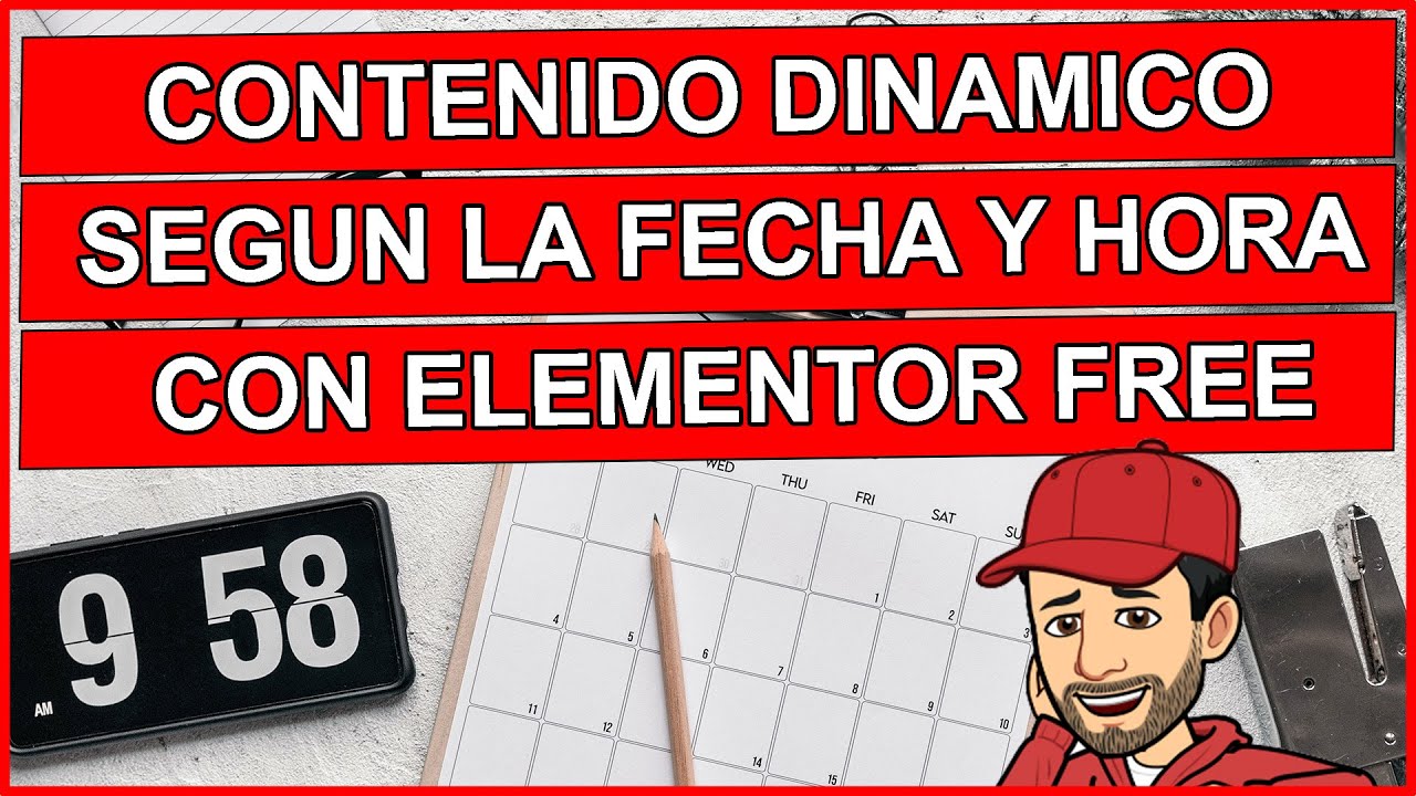 🖐️ Mostrar contenido dinámico según fecha y hora con elementor free, wordpress 127 tutorial español
