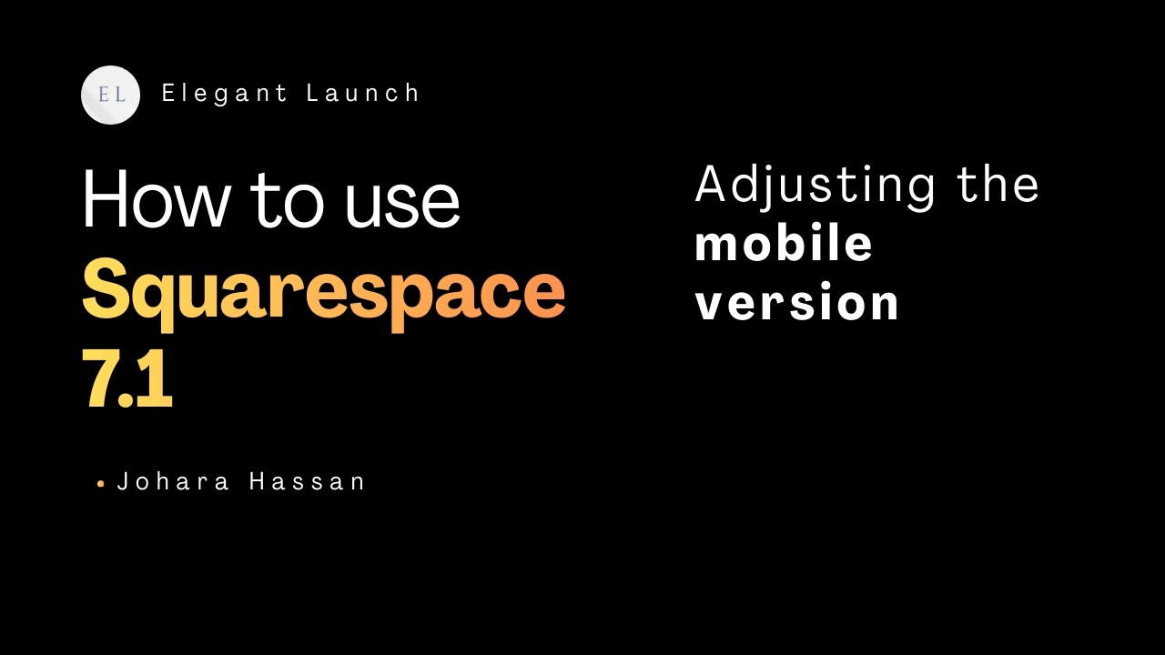 How to Edit Squarespace Website for Mobile (Step by Step Tutorial)