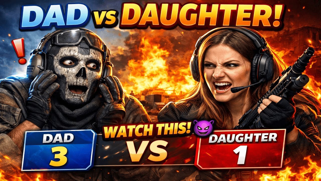Live Now: 🔥 Dad Leads 3-1 | Daughter Says “Watch This” 😈🎮! On our way to 300 Subs!