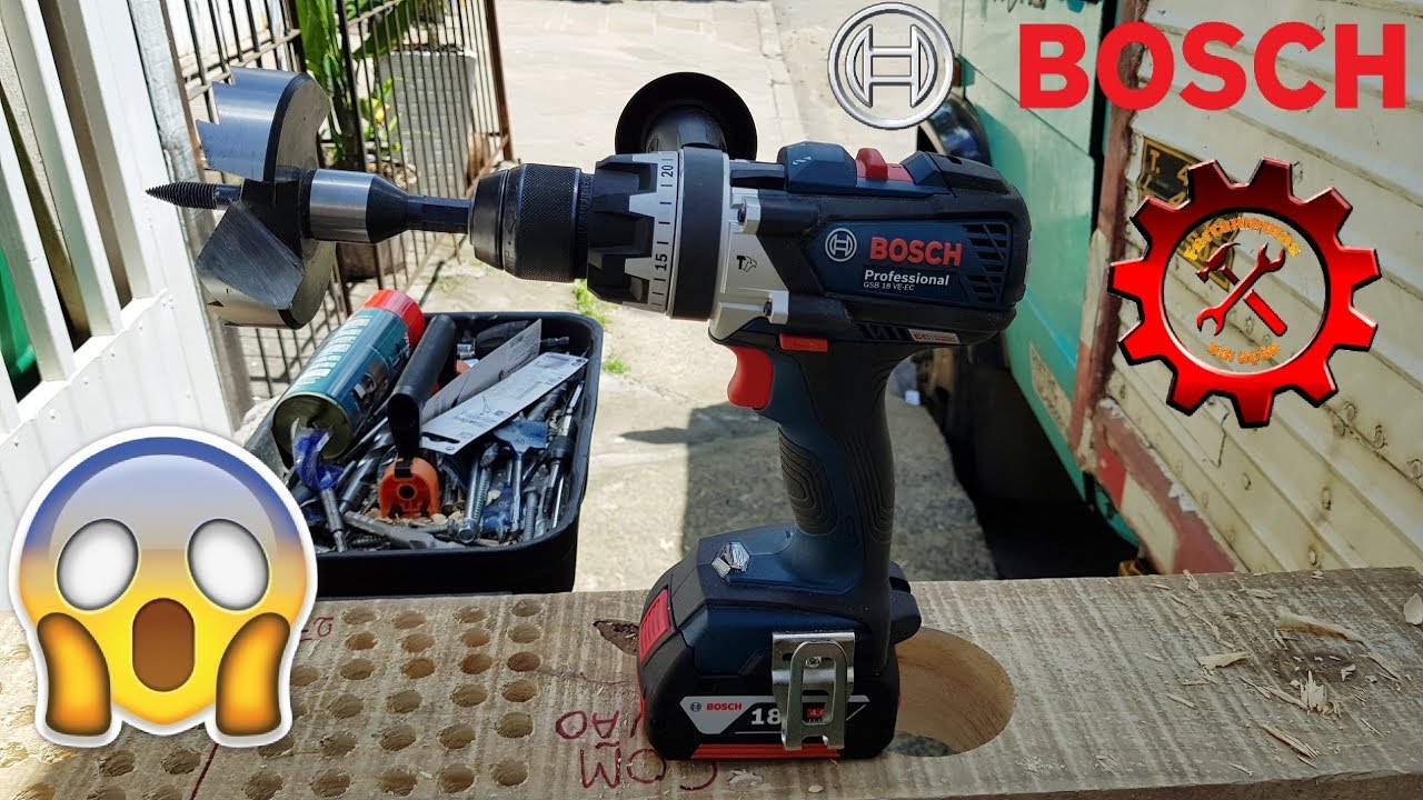 A Fantastica Parafusadeira a bateria 18v Bosch VE EC - 75 Newton de Torque Brushless