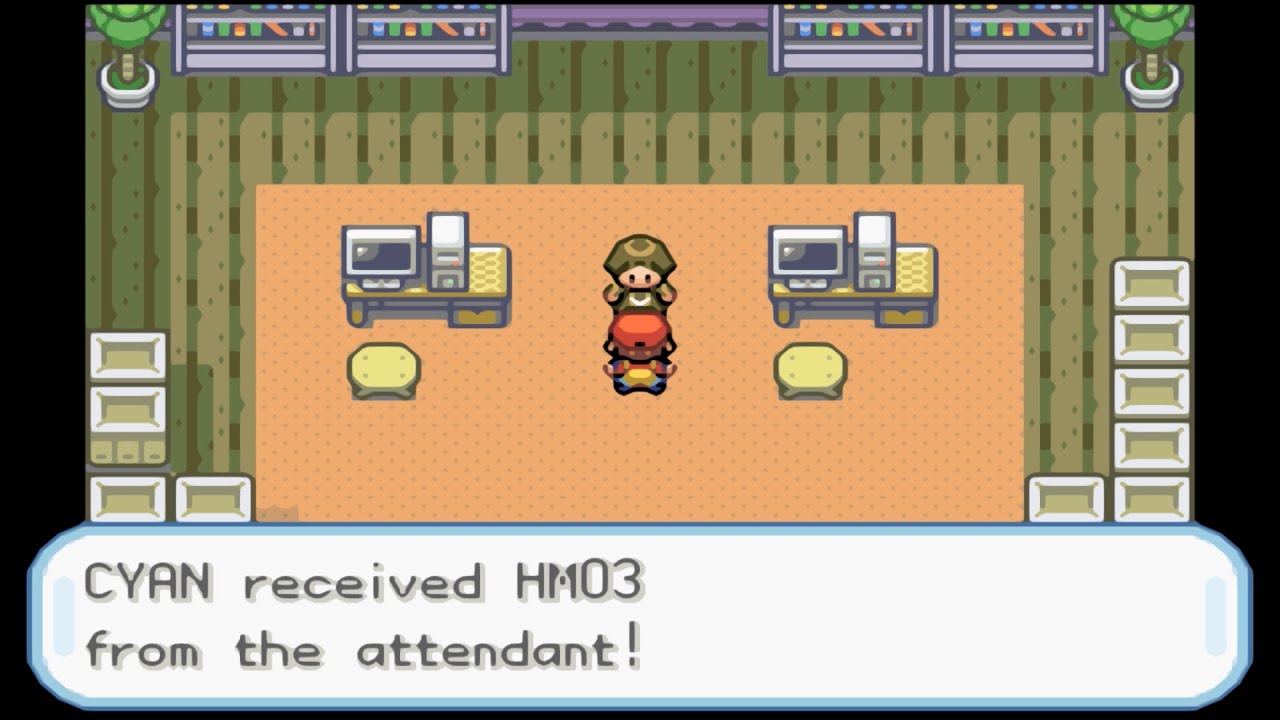Pok&eacute;mon FireRed | How To Get HM03 Surf And HM04 Strength
