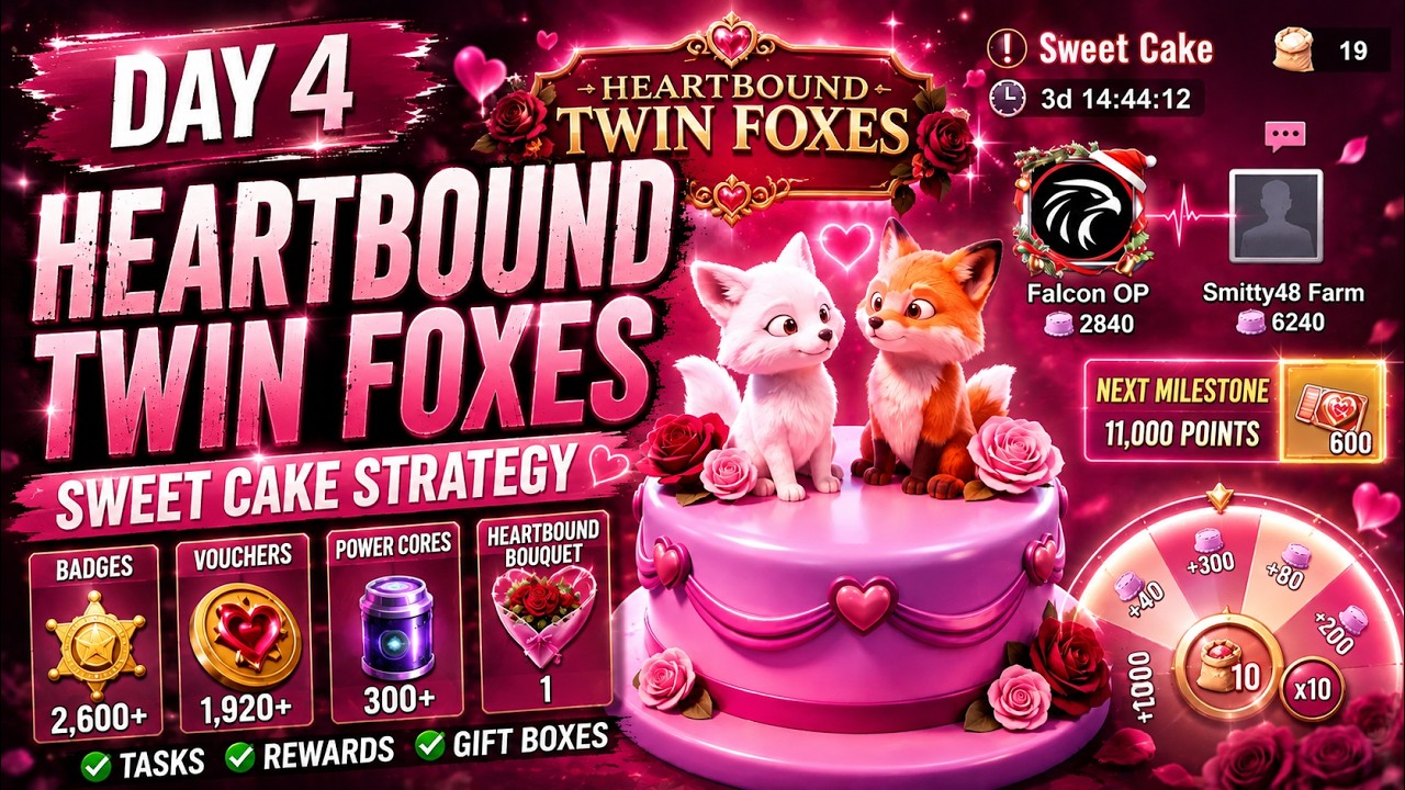 Zmaksymalizuj swoje punkty: Poradnik do 4. dnia Heartbound Twin Foxes