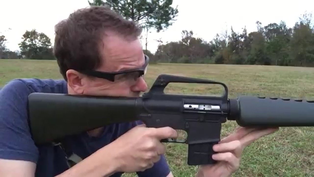 Shooting an AR-15 Model 601 (NoDak repro)