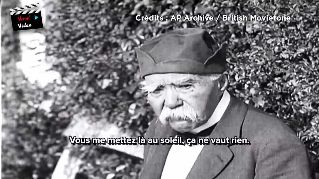 Georges Clémenceau visible pour la première fois dans un film sonore