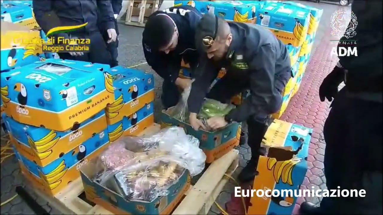 Guardia di Finanza e Agenzia delle Dogane e dei Monopoli sequestrano a Gioia Tauro 27 kg di cocaina