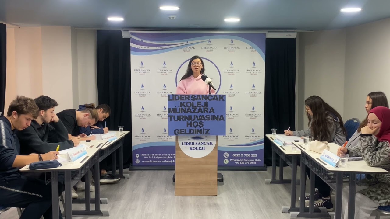 Lider Sancak Koleji Münazara Turnuvası | 1. Oturum – 2. Maç