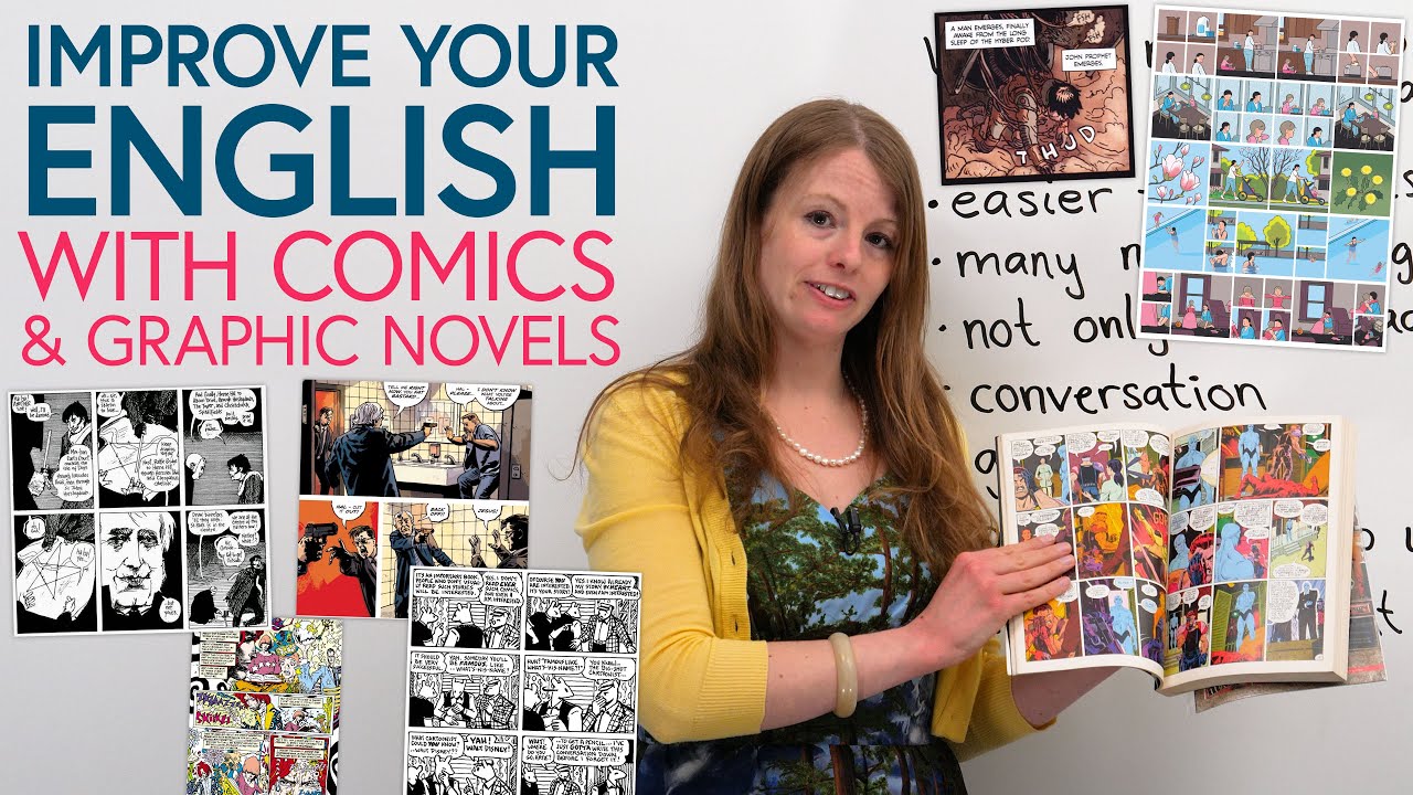 Improve your English with COMICS & GRAPHIC NOVELS