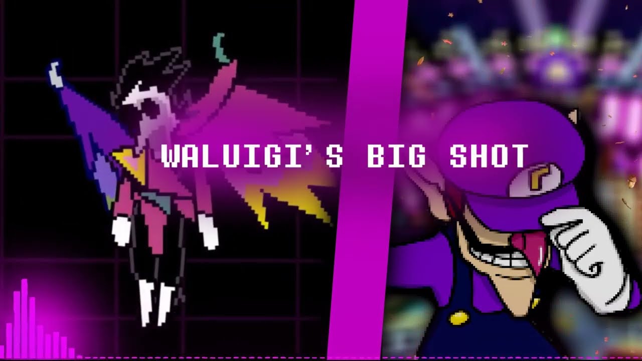 DanTroniX - WALUIGI'S BIG SHOT - A mashup/remix of BIG SHOT and Waluigi Pinball