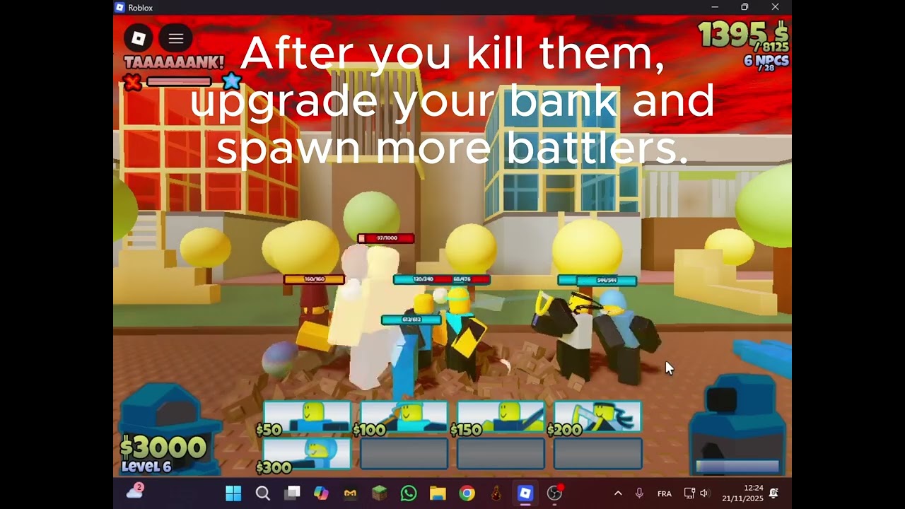 The Battle Bricks Tutorial : How to beat chapter 1, stage 25 