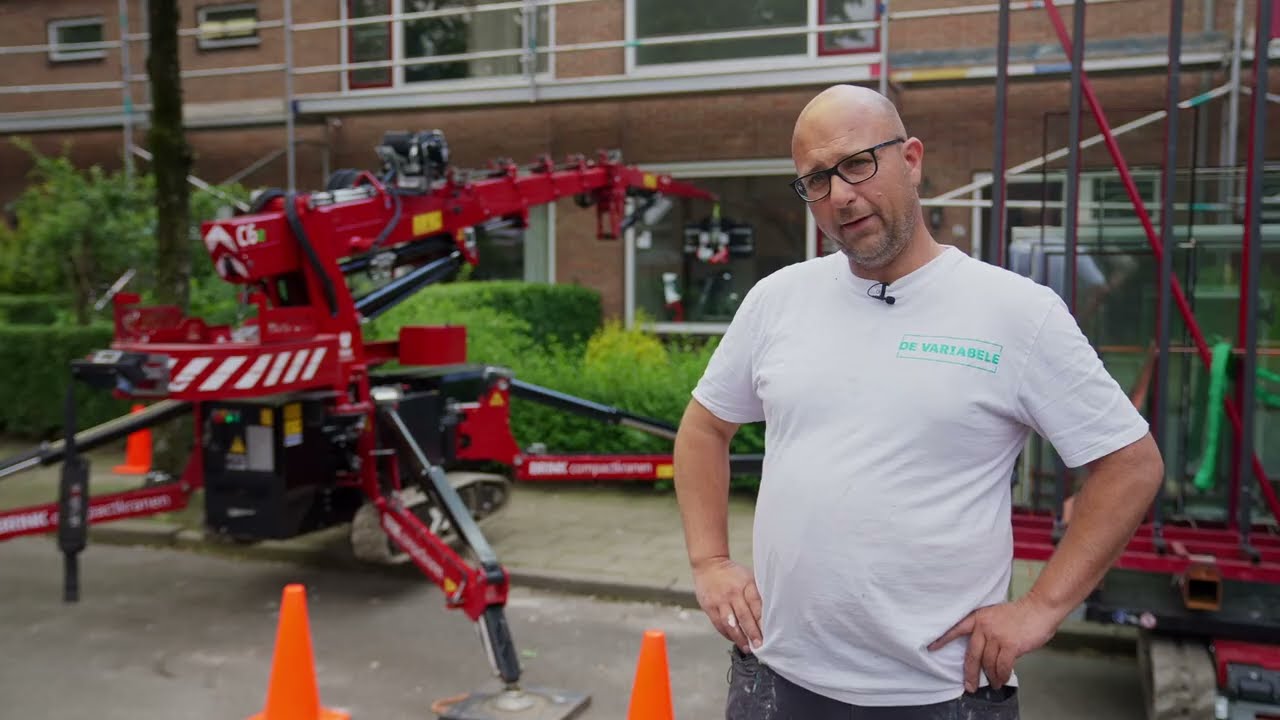 Glas plaatsen Staatsliedenbuurt Lunteren