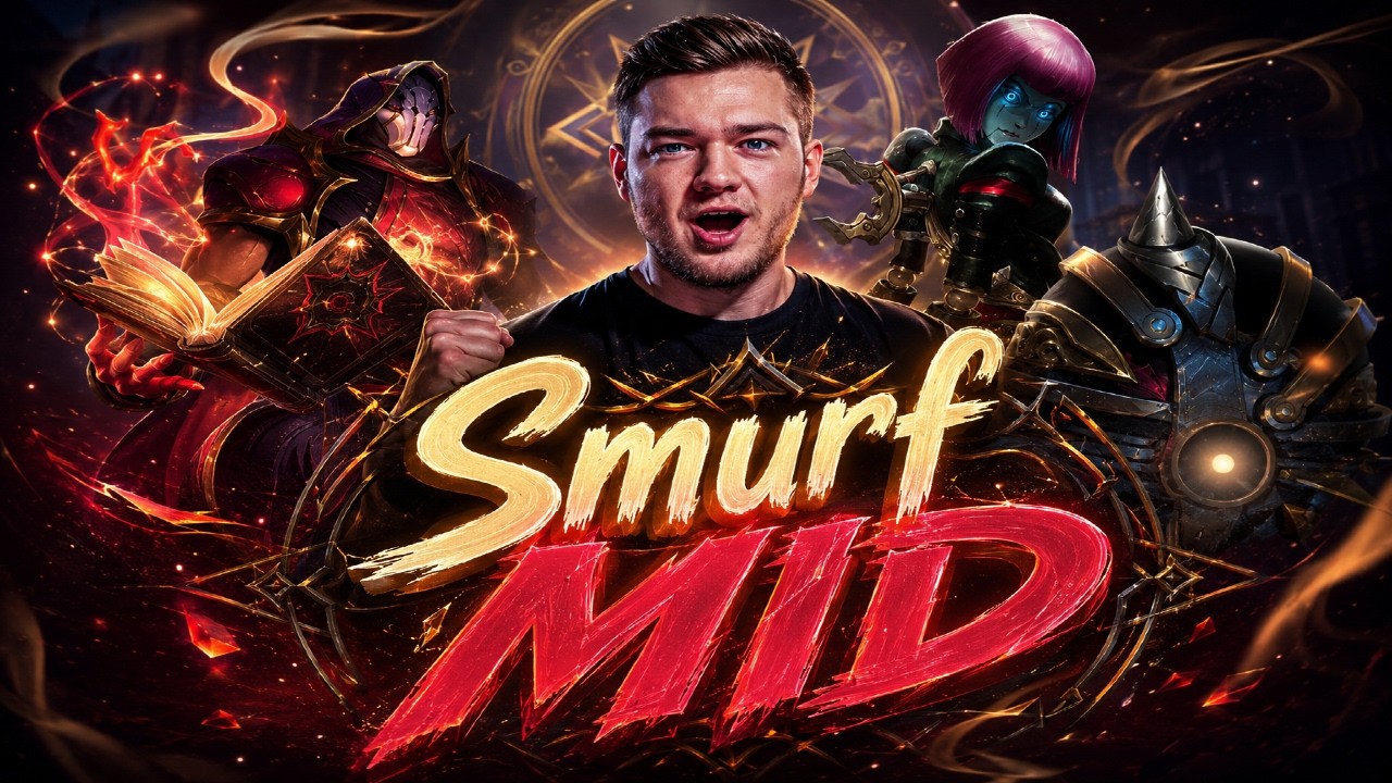 Smurf_tv MId Самая простая ЛИНИЯ ! Смурф нарезка ! Лига Легенд