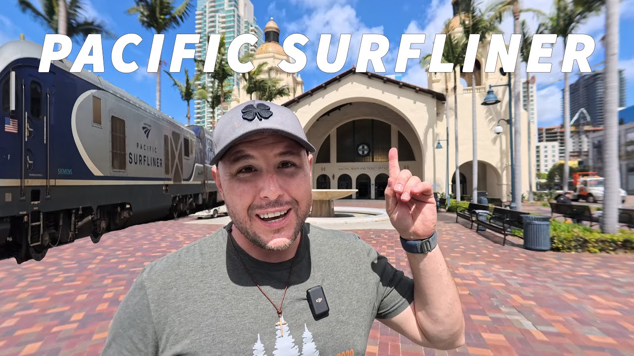 Amtrak's PACIFIC SURFLINER from San Diego to LA
