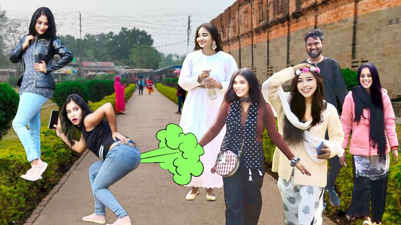FUNNY WET FART Prank on Girls Part-88 😂! N2o Shreya