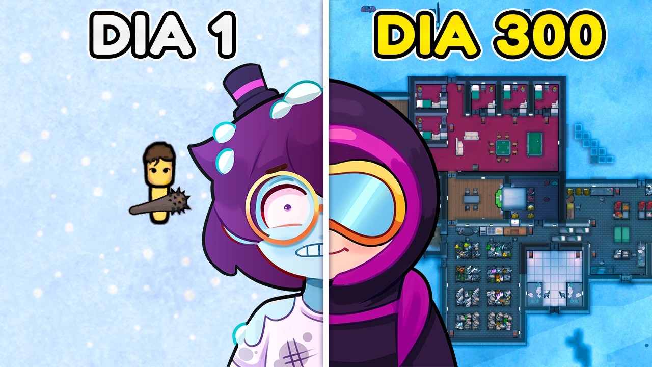 Sobreviví 300 días CONGELADO en Rimworld ❄️